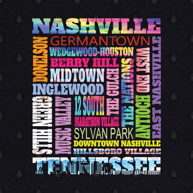 Fun Nashville Tennessee Music City Pride Neighborhoods by Envision Styles